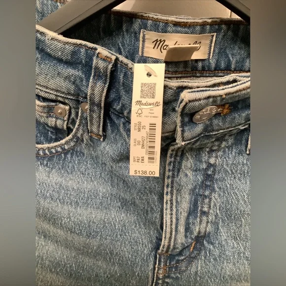 MADEWELL Curvy Perfect Vintage Wide-Leg Jeans Women’s Size 25 - Picture 7 of 13